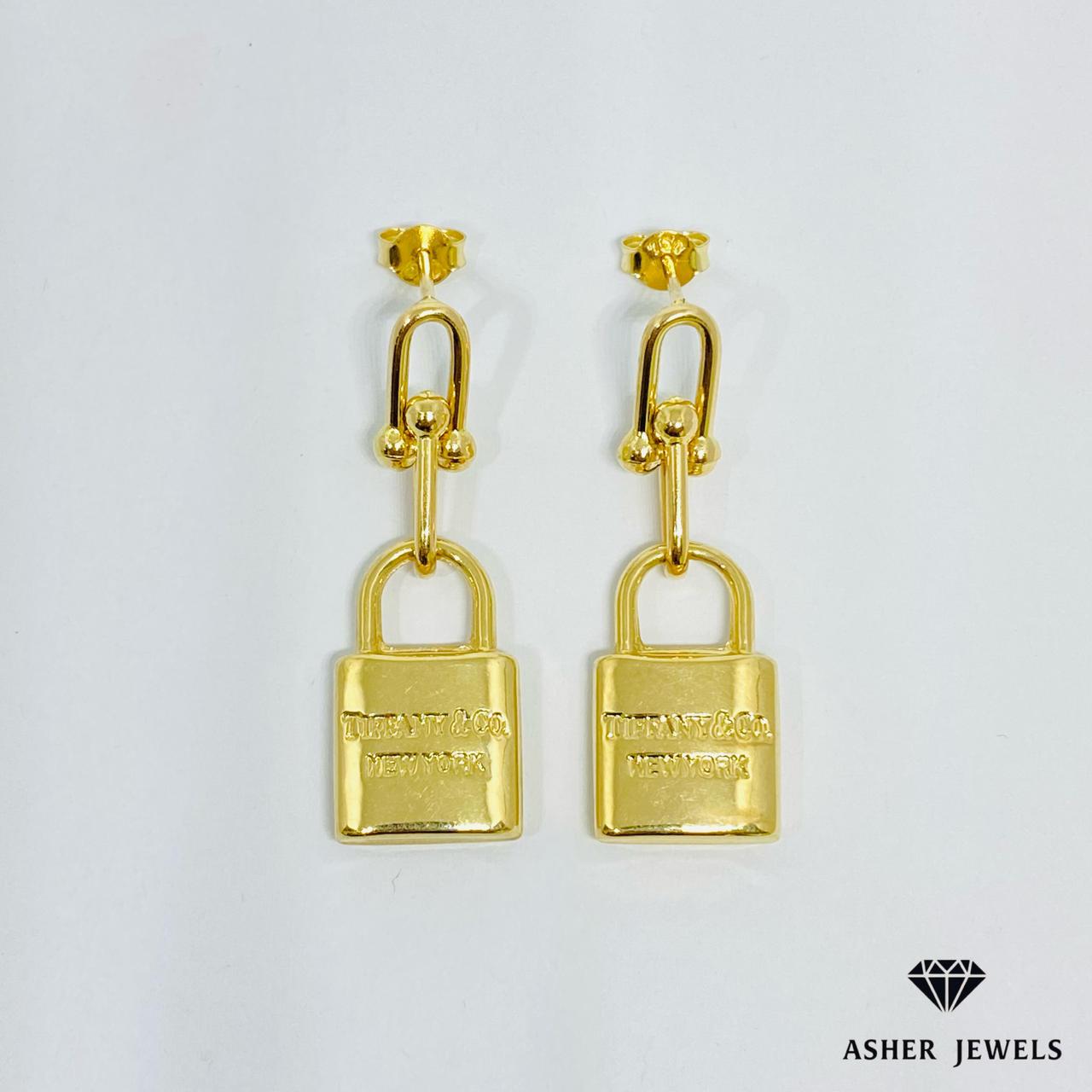 Tiffany Padlock Dangling Earrings